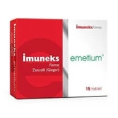 İmuneksFarma Emetium Ginger (Zencefil) 15 Tablet - 1