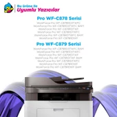 Epson T05A1 - C13T05A100 Muadil Kartuş Siyah - WorkForce Pro WF-C878 / WF-879 - 2
