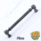Talas Metal Füme Renk Kulp 160 mm Mobilya Çekmece Mutfak Dolabı Dolap Kulpları Kulb 16 cm thumbnail 1