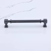 Talas Metal Füme Renk Kulp 160 mm Mobilya Çekmece Mutfak Dolabı Dolap Kulpları Kulb 16 cm thumbnail 4