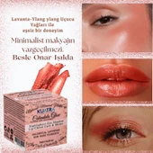 Kuatra Calendula Glow Doğal İçerikli Nemlendirici - Antioksidan Işıltı Veren Balm (Highlighter-Göz Farı-Allık-Ruj) 7ml - 3