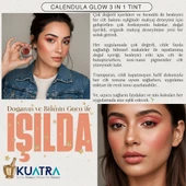 Kuatra Calendula Glow Doğal İçerikli Nemlendirici - Antioksidan Işıltı Veren Balm (Highlighter-Göz Farı-Allık-Ruj) 7ml - 4
