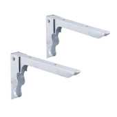 Duvara Monteli Balkon Masası Sehpası Montajı Metal Katlanır Raf Altı Ayağı 18 x 10 cm (2 ADET) - 6