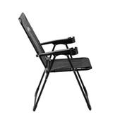 Katlanabilir Kamp Sandalyesi - Rest - Bardaklıklı - Argeus - Siyah thumbnail 5