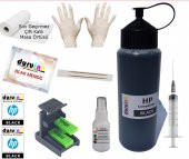 HP 3538 3550 3645 (27 28) KARTUŞ MÜREKKEP DOLUM SETİ 500ML SİYAH Non Oem - 1