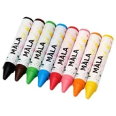 SUMUHOME MALA PASTEL MUM BOYA ÇOK RENKLİ 8 ADET - 1