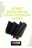 Çözüm Kağıt 50x70 300 Gr Siyah Fotokopi Kağıdı 10 Adet thumbnail 1