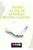 Çözüm Kağıt Amerikan Bristol Karton A4 210 Gr - 50 Adet thumbnail 1