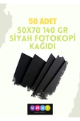 Çözüm Kağıt 50x70 140 Gr Siyah Fotokopi Kağıdı 50 Adet Siyah Kağıt thumbnail 1