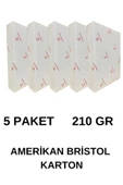 Çözüm Kağıt Amerikan Bristol Karton A4 210 Gr 5 Paket 500 Adet thumbnail 1