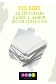 Çözüm Kağıt A2 Çizim Resim Kağıdı 1, Hamur 120 Gr 42x59,4 Cm 125 Adet thumbnail 1