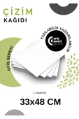 Çözüm Kağıt 33x48 Çizim Kağıdı 200 Gr 1,hamur 200 Adet thumbnail 1