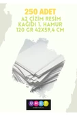 Çözüm Kağıt A2 Çizim Resim Kağıdı 1, Hamur 120 Gr 42x59,4 Cm 250 Adet thumbnail 1