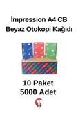 Çözüm Kağıt İmpression A4 Cb Beyaz Otokopi Kağıdı 10 Paket 5000 Adet thumbnail 1