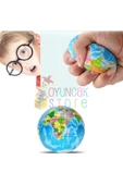 OYUNCAK STORE Dünya Harita Desenli Stres Topu 6,3 cm - 5