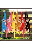 OYUNCAK STORE Peluş Sarılan Tatlı Sesli Çığlık Atan Maymun 50 cm thumbnail 3