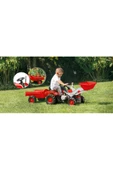 DOLU OYUNCAK Dolu Römorklu Kepçeli Traktör Pedallı Kırmızı - 4