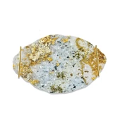 Epoksi Silikon Kalıp YERLİ Oval Dalgalı Nişan ve Söz Tepsi Kalıbı 29X19 CM thumbnail 4