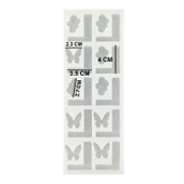 Epoksi Çoklu Silikon Kalıp L Harfi Anahtarlık Reçine Seri Döküm Kalıbı 4 CM 10 Lu - 3