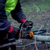 WORX WG350E 20Volt 4.0Ah Li-ion 30CM Profesyonel Şarjlı Kömürsüz Zincirli Testere - 11