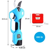 Suca SC 8610A LED Ekranlı Uzatma Aparatlı Budama Makası 32 mm 2.60 Mt thumbnail 3