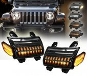 JEEP WRANGLER RUBİCON JL LED ÇAMURLUK SİNYALİ SETİ 2018-2021 thumbnail 1