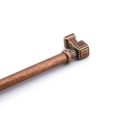 Talas Antik Bakır Metal 224 mm Eskitme Mobilya Mutfak Çekmece Dolap Kulpu Kulbu Kulpları 22.4 cm - 6