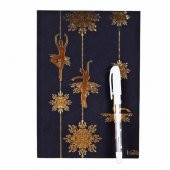 Balerin Siyah Defter Beyaz Kalem Hediyeli - 1