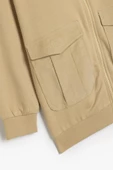 Koton Çocuk Oversize Kapşonlu Fermuarlı Sweatshirt Cepli Uzun Kollu Pamuklu Şardonlu - 3
