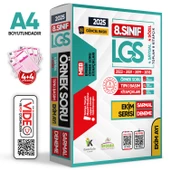 2025 8.Sınıf LGS Ekim Ayı MEB Örnek Soru Tıpkı Basım 4lü Sarmal Deneme Paketi Video/PDF Çözümlü thumbnail 1