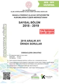 2025 8.Sınıf LGS Aralık Ayı MEB Örnek Soru Tıpkı Basım 5li Sarmal Deneme Paketi Video/PDF Çözümlü - 2