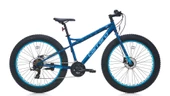 Carraro Fat Bike HD Fren 21 Vites 26 Jant Fat Bike Bisiklet Mat Koyu Mavi Açık Mavi 43 Kadro - 1