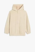 Koton Erkek Çocuk Kapşonlu Fermuarlı Sweatshirt Cepli Uzun Kollu - 1