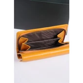 Grande Hakiki Deri Kadın Cüzdan Sarı 2725 thumbnail 2