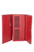 Grande Hakiki Deri Kadın Cüzdan Kırmızı 2748 thumbnail 3
