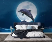 Ay ve Yunus Manzaralı Duvar Kağıdı thumbnail 2
