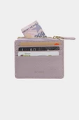 Grande Hakiki Deri Unisex Cüzdan Lila 820 thumbnail 5