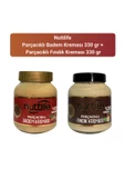 Nuttlife Parçacıklı Badem Kreması 330 gr+Parçacıklı Fındık Kreması 330 gr - 1