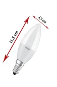 Osram Ledvalue 7,5W (60W) 3 lü Led Mum Ampul Sarı - 2700K E14 - 2