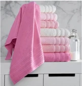 Hobby Rainbow 70X140 4´lü Havlu Seti Pembe - 1