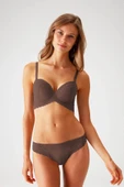 Pierre Cardin Dantelli Push Up Sütyen Takım Cappucino - 1