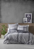Cotton Box Çift Kişilik Nevresim Takımı Miranda Gri - 1