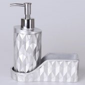 Selim Dekor Prizma Sıvılı Süngerlik Gümüş - 1