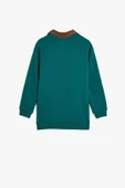 Koton Erkek Çocuk Gömlek Yaka Sweatshirt Baskı Detaylı Uzun Kollu - 2