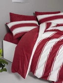 Cozy Home Festive Çift Kişilik Lastikli Çarşaflı Nevresim Takımı Jolly Kırmızı thumbnail 3