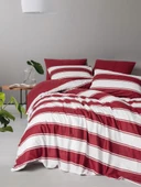 Cozy Home Festive Çift Kişilik Lastikli Çarşaflı Nevresim Takımı Jolly Kırmızı thumbnail 1