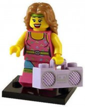 Lego Minifigür - Seri 5 - 8805 - Fitness Instructor - 1