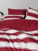 Cozy Home Festive Çift Kişilik Lastikli Çarşaflı Nevresim Takımı Jolly Kırmızı thumbnail 5