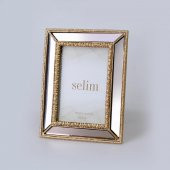 Selim Dekor Elsira 10x15 Aynalı Çerçeve Altın - 1
