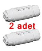 Bitlik Tünek Başlığı 2 Adet 4 cm - Kuş Kafes Bitlik Tünek Başlık 2'li Paket - 1